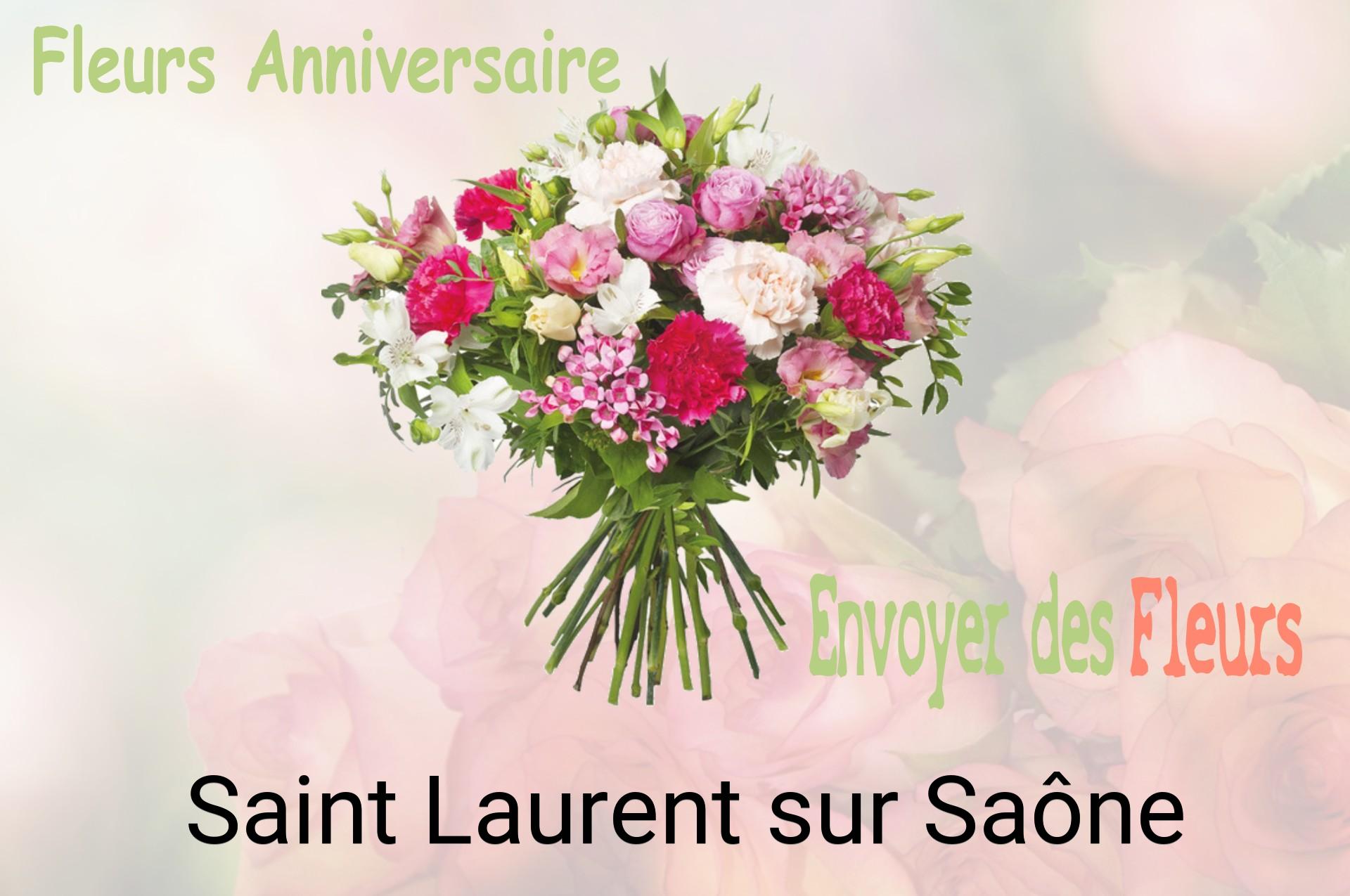 Bouquet de fleurs d’anniversaire livré à Saint-Laurent-sur-Saône